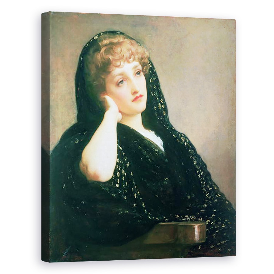 Tablou canvas - Frederic Leighton - Amintiri, 80 x 100 cm
