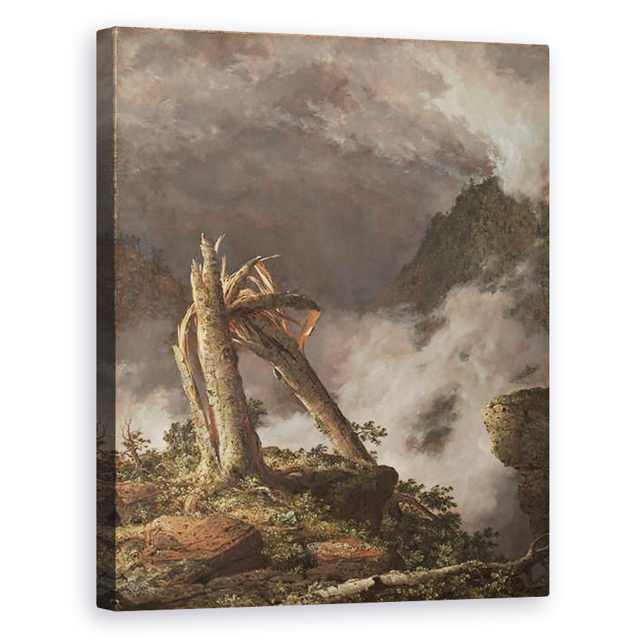 Tablou canvas - Frederic Edwin Church - Furtuna in munti, 40 x 50 cm