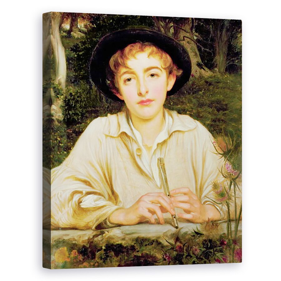 Tablou canvas - Frederic Leighton - Muzica Rustica, 80 x 100 cm