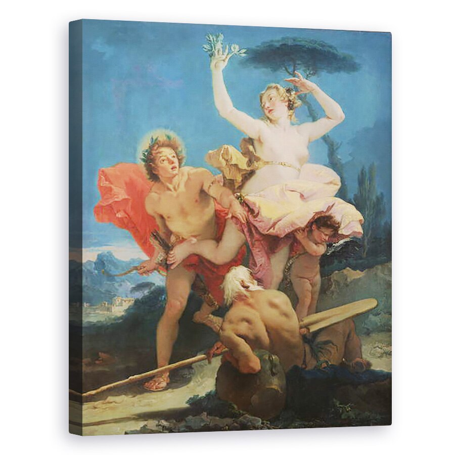 Tablou canvas - Giovanni Battista Tiepolo - Apollo si Daphne, 80 x 100 cm