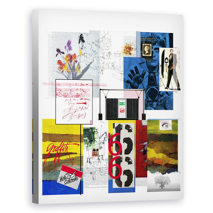 Tablou canvas - Giulio Cerocchi - BlowUp, 2019, colagraph, 80 x 100 cm