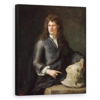 Tablou canvas - Godfrey Kneller - Gibbons ranjind, 80 x 100 cm Tablou canvas - Godfrey Kneller - Gibbons ranjind, 80 x 100 cm