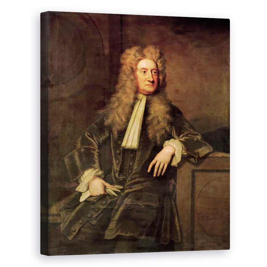 Tablou canvas - Godfrey Kneller - Sir Isaac Newton, 80 x 100 cm