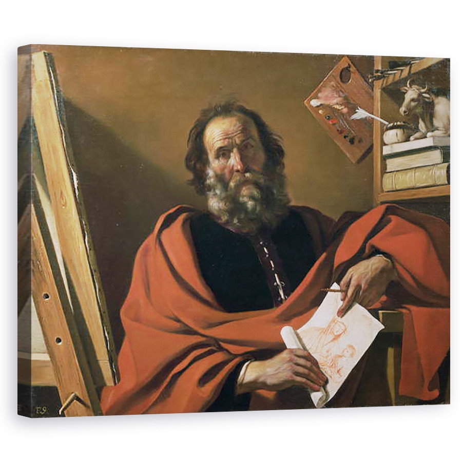 Tablou canvas - Guercino - Sfantul Luca, 80 x 100 cm