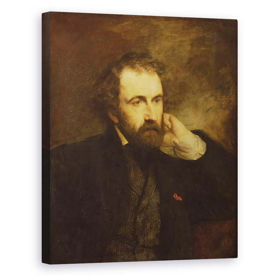 Tablou canvas - Gustave Ricard - Portretul lui Paul Chenavard 1807-95, 60 x 75 cm