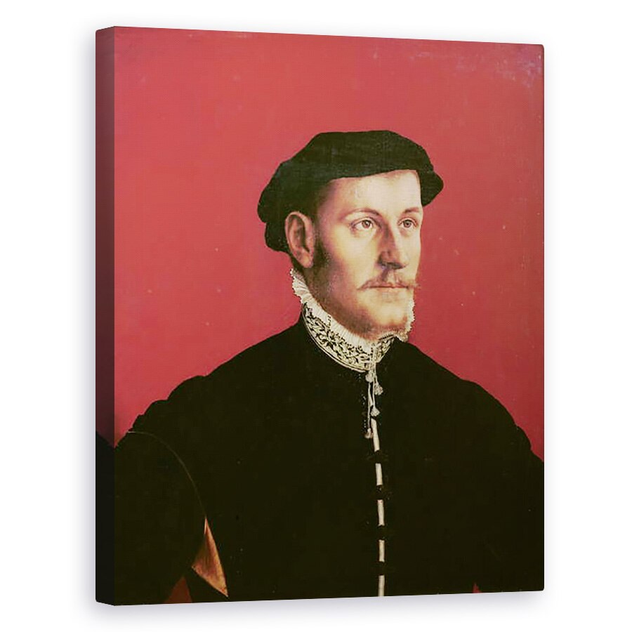 Tablou canvas - Hans Holbein the Younger - Portret De Barbat, 40 x 50 cm
