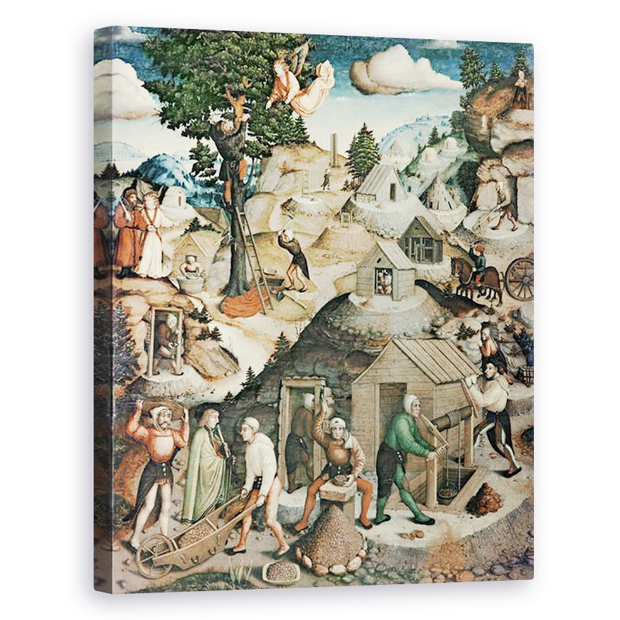 Tablou canvas - Hans Hesse - Peisaj min, 80 x 100 cm