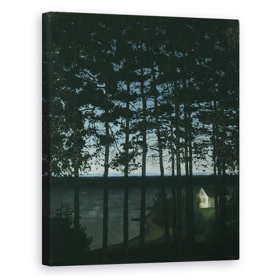 Tablou canvas - Harald Oscar Sohlberg - Cabana Pescarilor, 40 x 50 cm