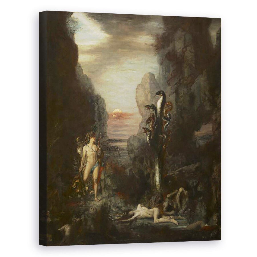 Tablou canvas - Gustave Moreau - Hercule si Hydra Lernaeana, 40 x 50 cm