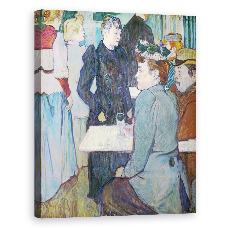 Tablou canvas - Henri de Toulouse-Lautrec - A Corner of the Moulin de la Galette, 80 x 100 cm