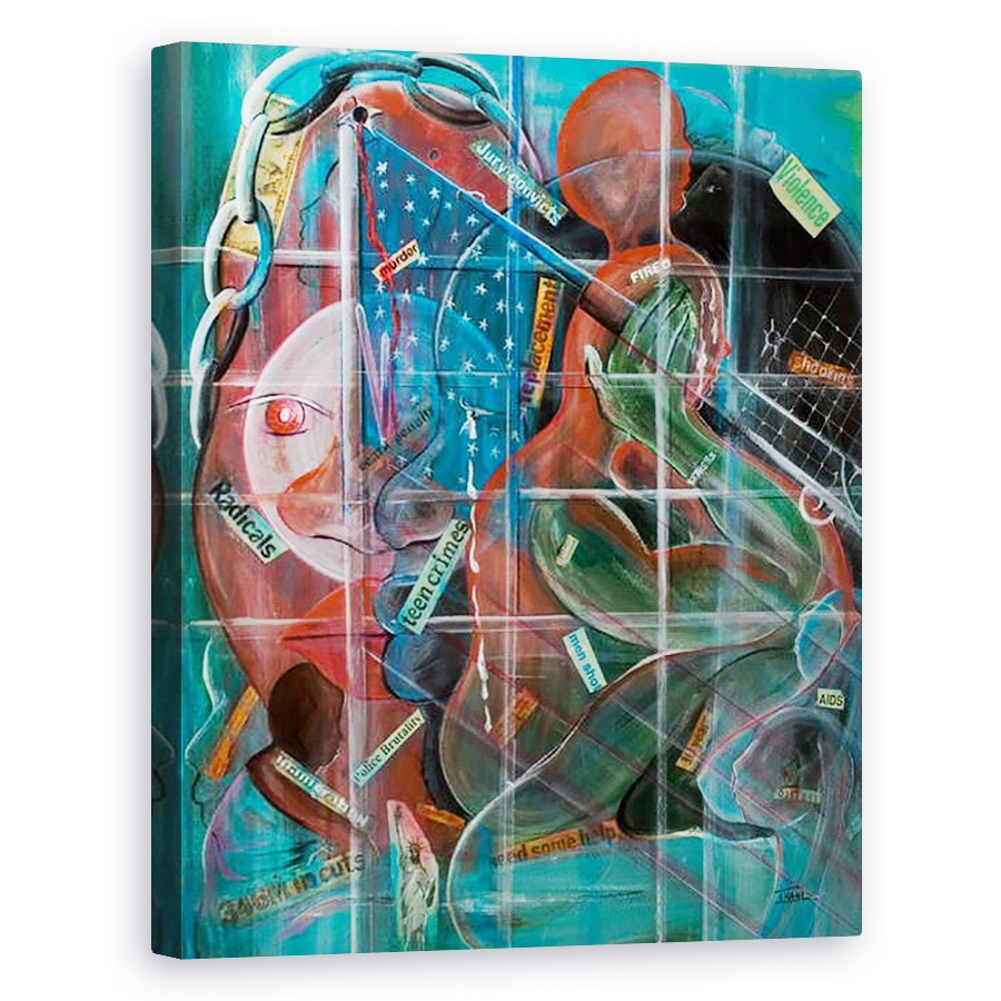 Tablou canvas - Ikahl Beckford - Mind Control, 80 x 100 cm