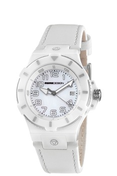 MOMO DESIGN, Ceas cu carcasa ceramica Swiss Made, Alb MOMO DESIGN, Ceas cu carcasa ceramica Swiss Made, Alb