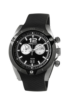 MOMO DESIGN, Ceas quartz cronograf, Negru MOMO DESIGN, Ceas quartz cronograf, Negru