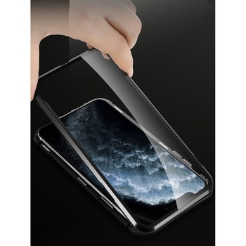 Husa Huawei P40 Lite / Nova 7i / Nova 6 SE, Wozinsky Magnetic Cam Slider, Magnetica, Protectie 360, Folie Aplicata Fata + Spate, Negru Husa Huawei P40 Lite / Nova 7i / Nova 6 SE, Wozinsky Magnetic Cam Slider, Magnetica, Protectie 360, Folie Aplicata Fata + Spate, Negru