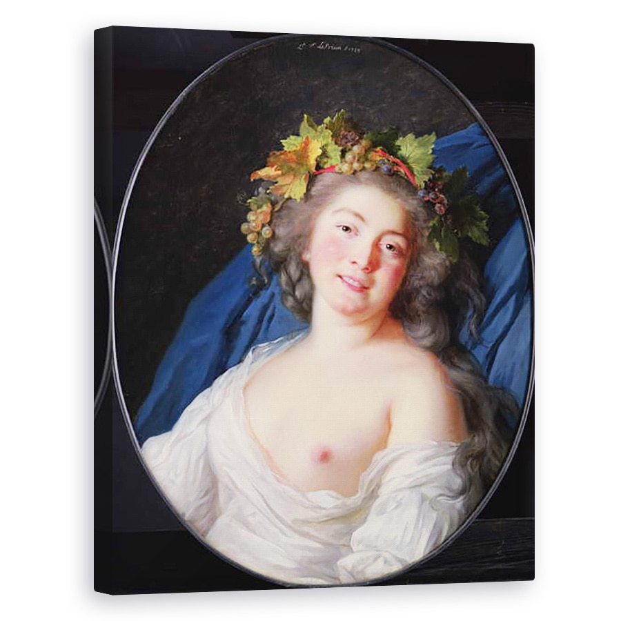 Tablou canvas - Elisabeth Louise Vigee-Lebrun - Bacchante, 40 x 50 cm