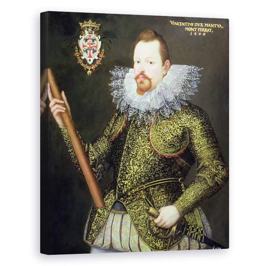 Tablou canvas - Frans II Pourbus - Vicenzo Gonzaga, Duce de Mantua, 40 x 50 cm