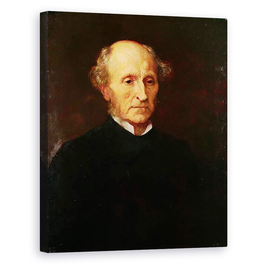 Tablou canvas - George Frederick Watts - John Stuart Mill, 40 x 50 cm