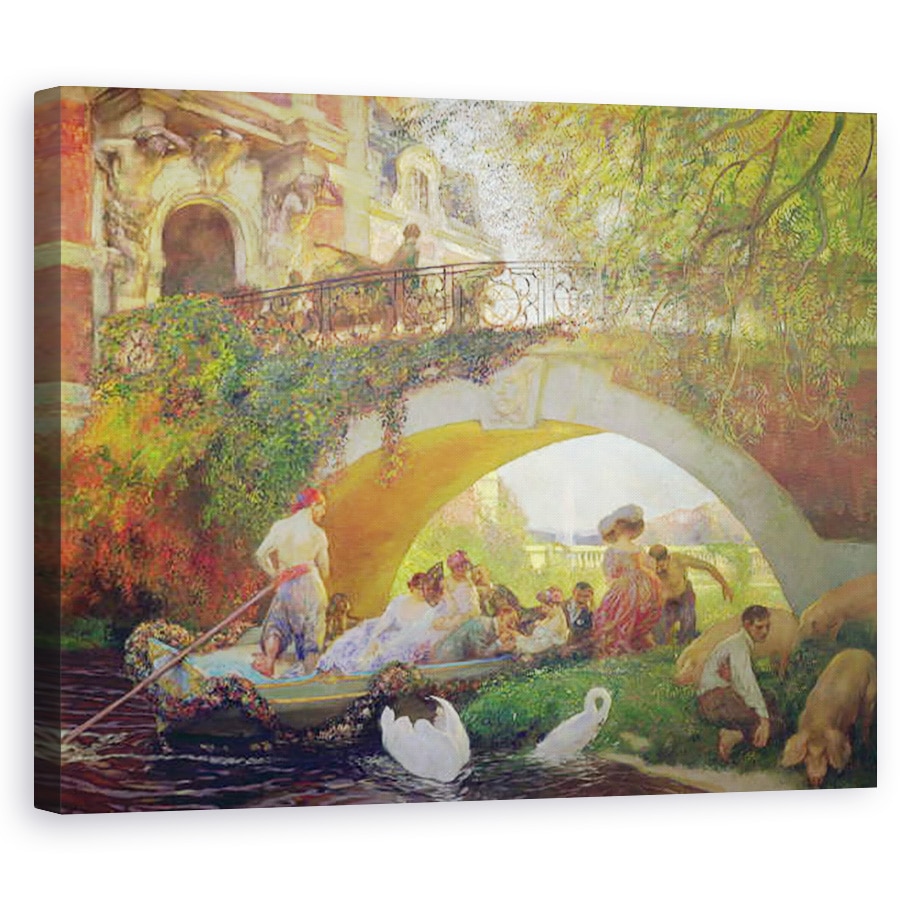 Tablou canvas - Gaston de La Touche - Fiul risipitor, 40 x 50 cm