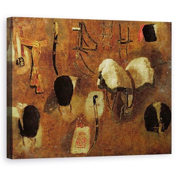 Tablou canvas - George Jones - Studii de accoutrements militare - un studiu pentru Batalia de la Waterloo, 40 x 50 cm Tablou canvas - George Jones - Studii de accoutrements militare - un studiu pentru Batalia de la Waterloo, 40 x 50 cm
