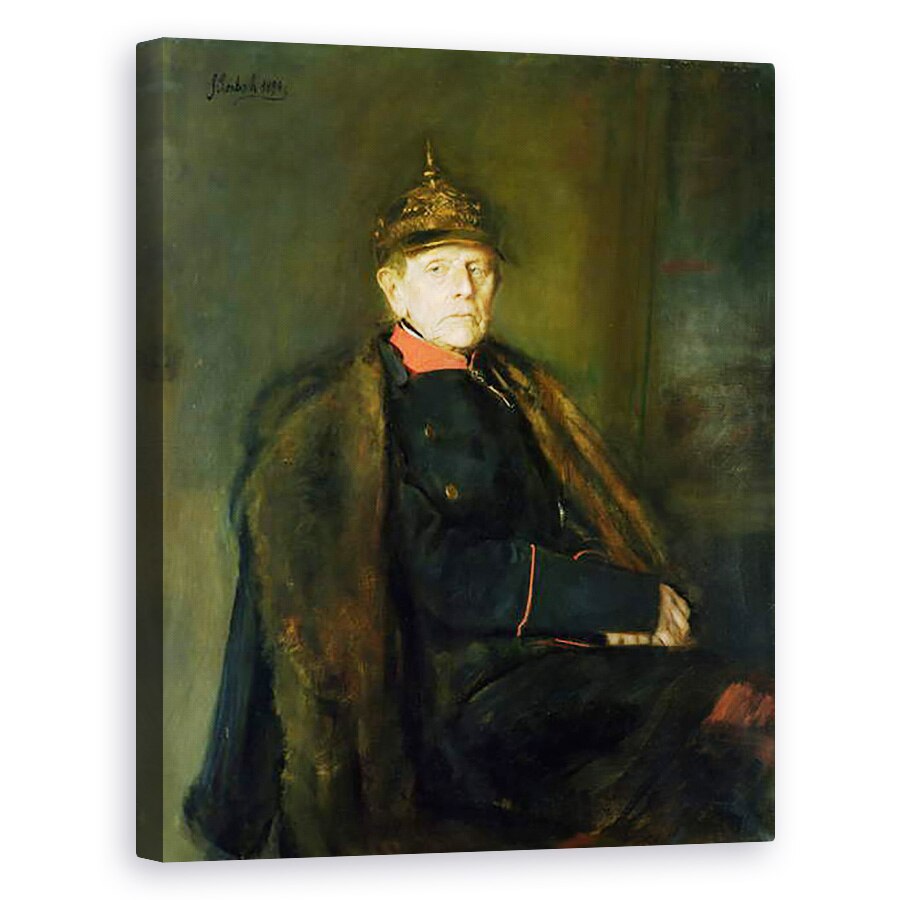 Tablou canvas - Franz Seraph von Lenbach - Feldmaresalul general Helmuth Graf von Moltke 1800-91, 40 x 50 cm