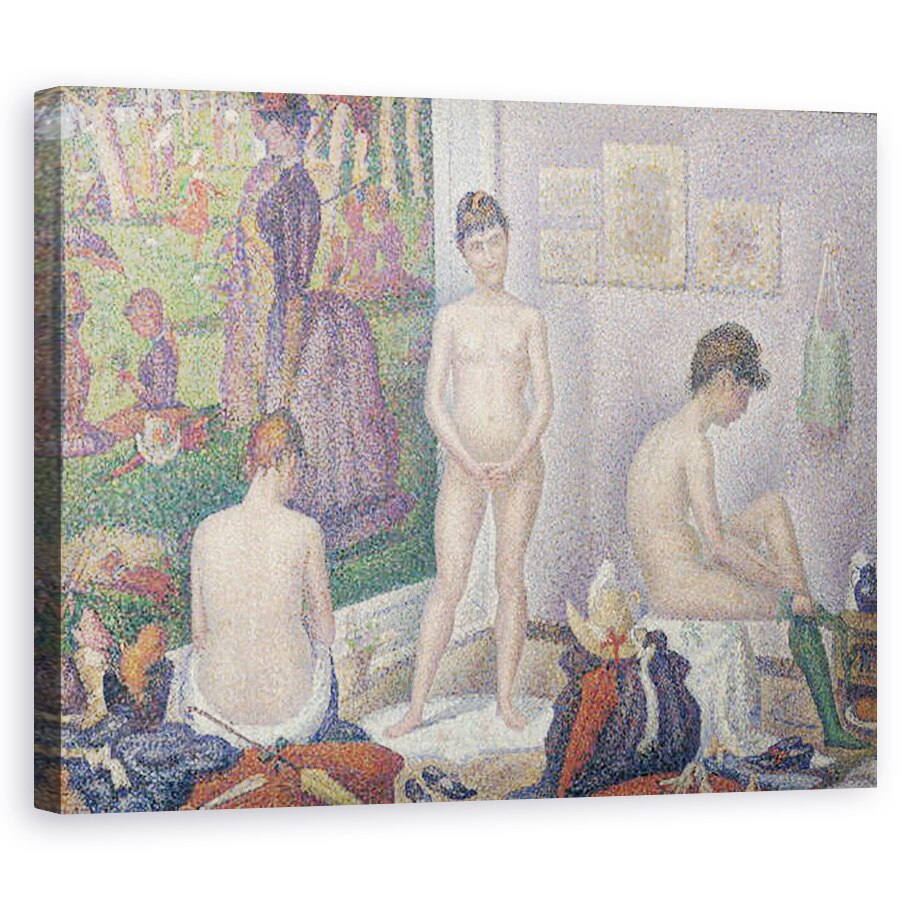 Tablou canvas - Georges Pierre Seurat - Modelele, 80 x 100 cm