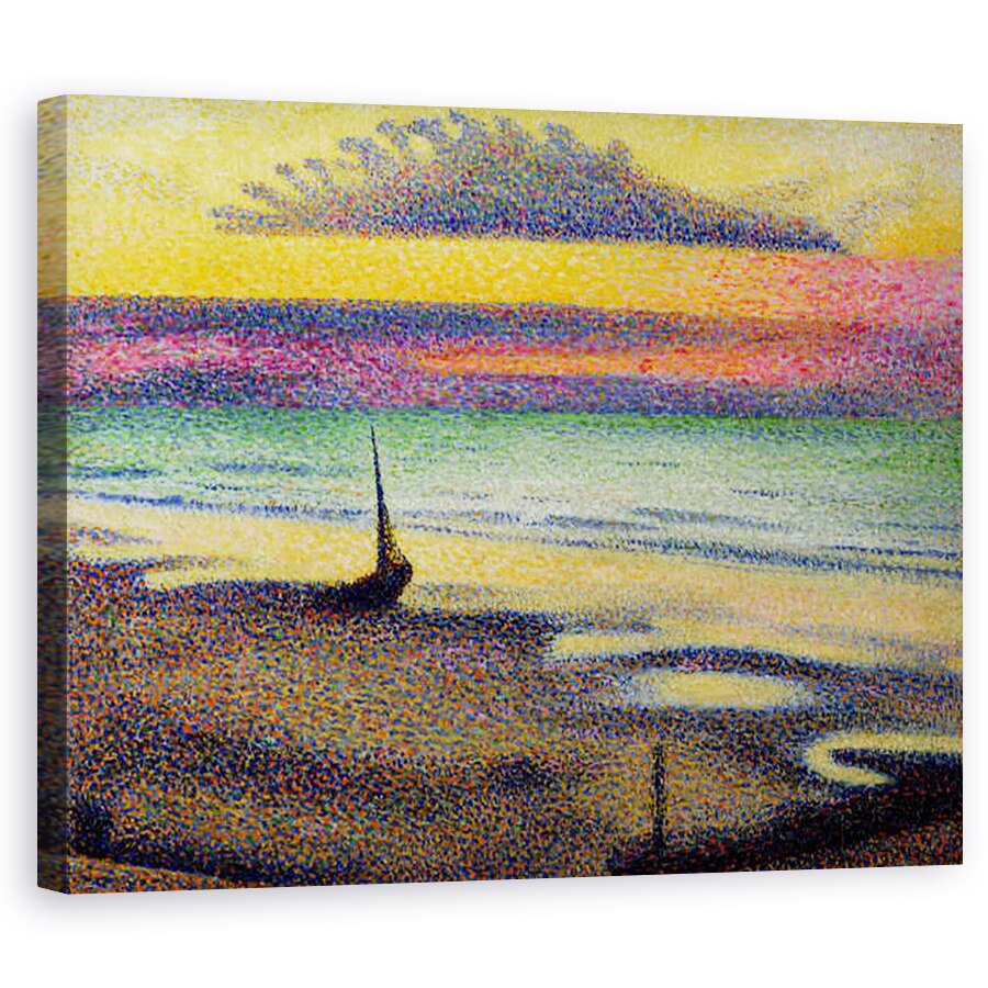 Tablou canvas - Georges Lemmen - Plaja de la jaf, 80 x 100 cm