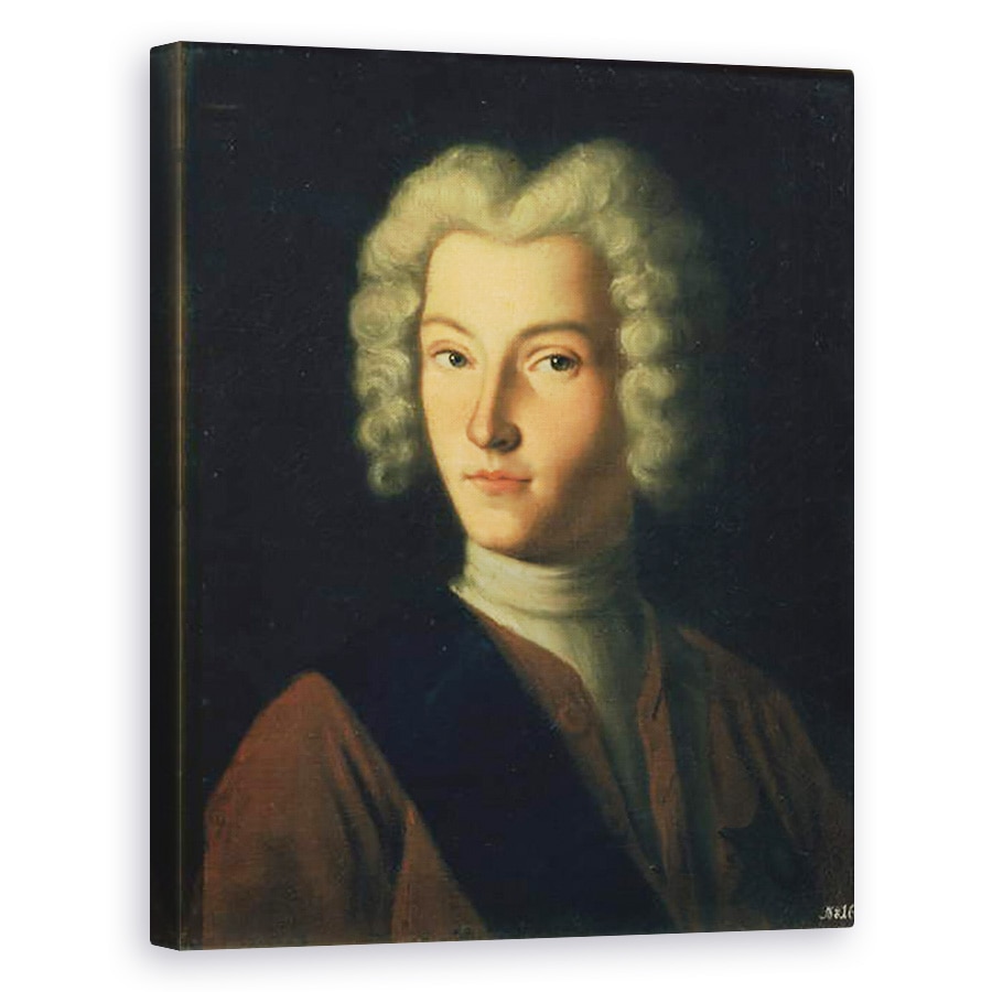 Tablou canvas - Grigory Dmitriev Molchanov - Portretul tarului Petru al II-lea 1715-30, 80 x 100 cm