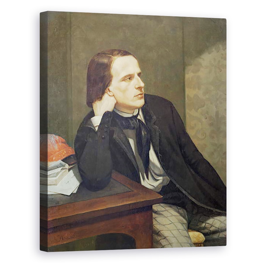 Tablou canvas - Gustave Courbet - Portretul lui Paul Ansout, 80 x 100 cm