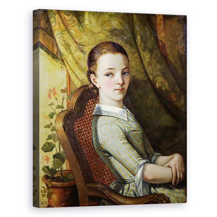 Tablou canvas - Gustave Courbet - Juliette Courbet 1831-1915 1844, 40 x 50 cm