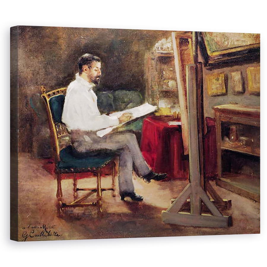 Tablou canvas - Gustave Caillebotte - Artistul Morot in studioul sau, 40 x 50 cm