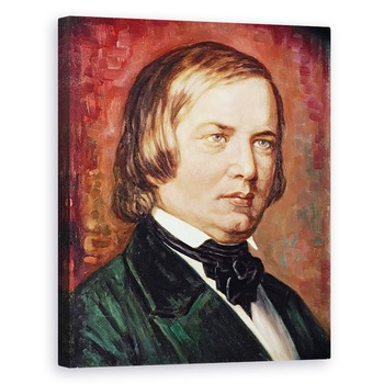 Tablou canvas - Gustav Zerner - Portretul lui Robert Schumann 1810-1856, 40 x 50 cm Tablou canvas - Gustav Zerner - Portretul lui Robert Schumann 1810-1856, 40 x 50 cm