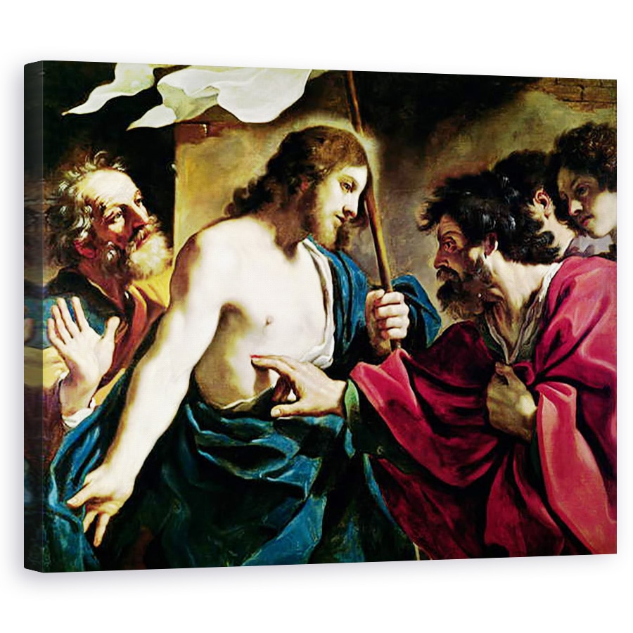 Tablou canvas - Guercino - Incredulitatea Sfantului Toma, 80 x 100 cm