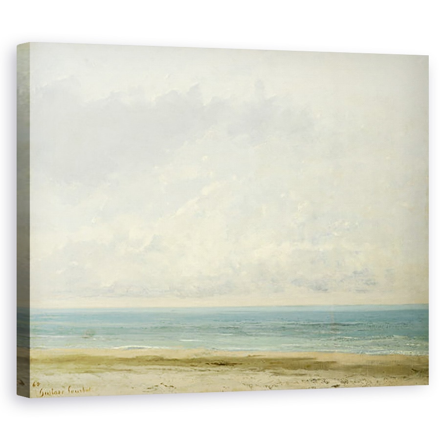 Tablou canvas - Gustave Courbet - Marea Calma, 80 x 100 cm