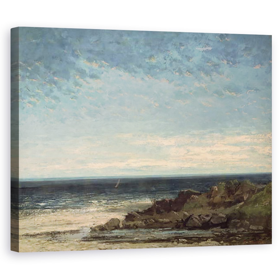 Tablou canvas - Gustave Courbet - Marea II, 80 x 100 cm