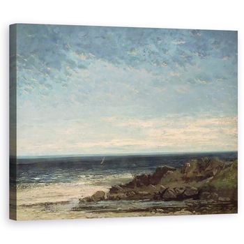 Tablou canvas - Gustave Courbet - Marea II, 80 x 100 cm Tablou canvas - Gustave Courbet - Marea II, 80 x 100 cm