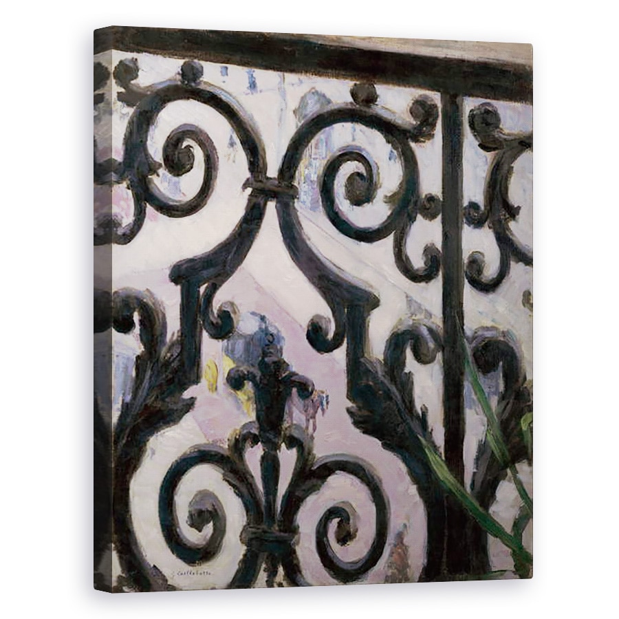Tablou canvas - Gustave Caillebotte - Vedere de la un balcon, 40 x 50 cm