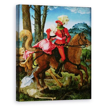 Tablou canvas - Hans Baldung Grien - Cavalerul, 80 x 100 cm Tablou canvas - Hans Baldung Grien - Cavalerul, 80 x 100 cm