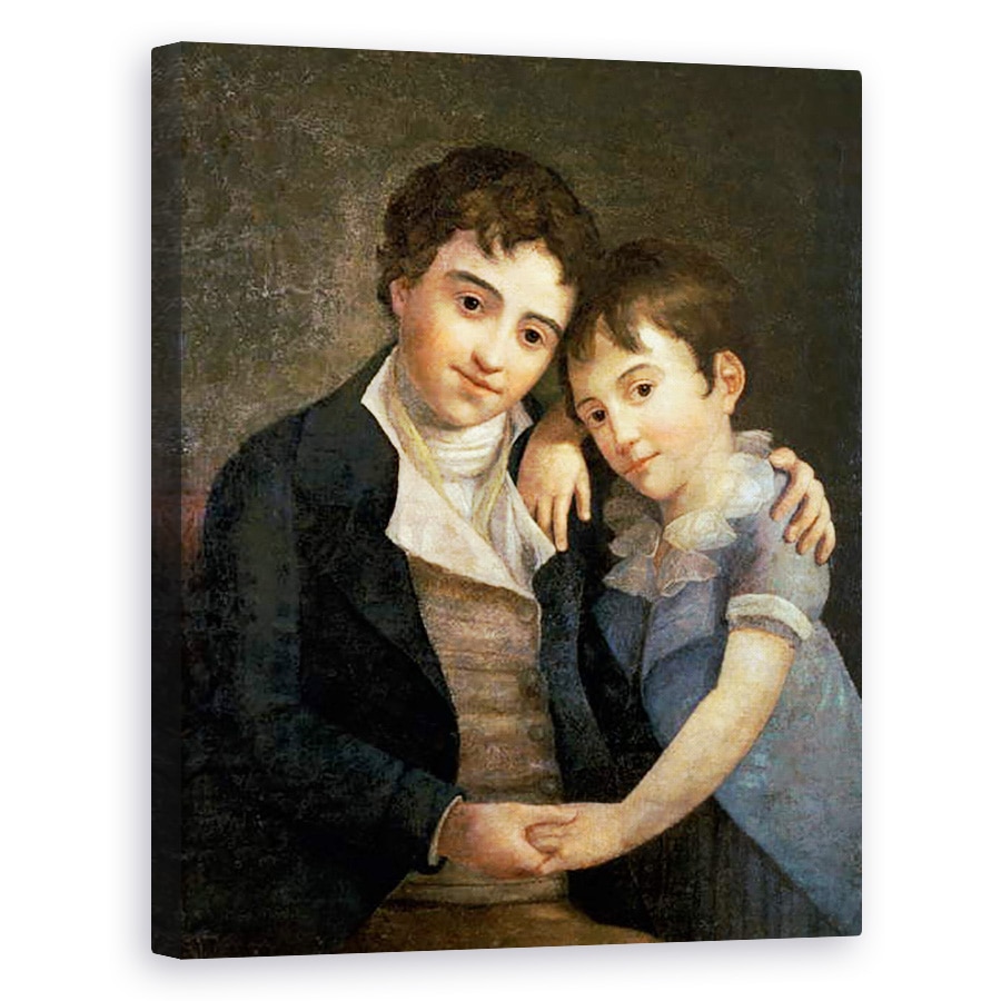 Tablou canvas - Hans Hansen - Portretul lui Karl Thomas 1784-1858 si Franz Xaver 1791-1844, 80 x 100 cm