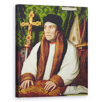 Tablou canvas - Hans Holbein the Younger - Portretul lui William Warham 1450-1532 Arhiepiscop De Canterbury, 60 x 75 cm Tablou canvas - Hans Holbein the Younger - Portretul lui William Warham 1450-1532 Arhiepiscop De Canterbury, 60 x 75 cm