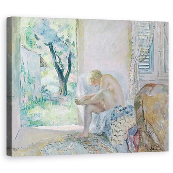Tablou canvas - Henri Lebasque - Intimitate, 80 x 100 cm Tablou canvas - Henri Lebasque - Intimitate, 80 x 100 cm