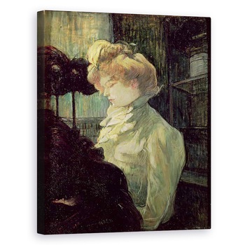Tablou canvas - Henri de Toulouse-Lautrec - The Milliner, 80 x 100 cm Tablou canvas - Henri de Toulouse-Lautrec - The Milliner, 80 x 100 cm