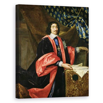 Tablou canvas - Henri Testelin - Pierre Seguier 1588-1672 Cancelar al Frantei, 80 x 100 cm Tablou canvas - Henri Testelin - Pierre Seguier 1588-1672 Cancelar al Frantei, 80 x 100 cm