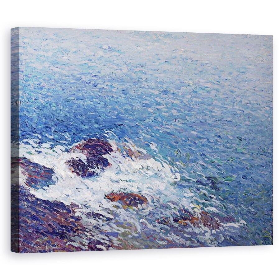 Tablou canvas - Henri Martin - Seara la Collioure, 80 x 100 cm