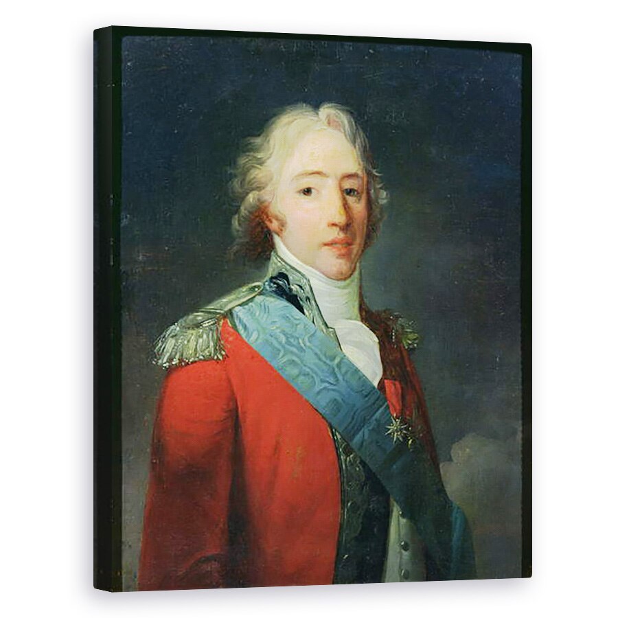 Tablou canvas - Henri-Pierre Danloux - Portretul lui Carol al Frantei 1757-1836, Conte De Artois, 80 x 100 cm