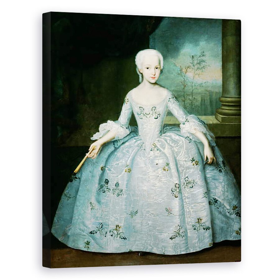 Tablou canvas - Ivan Yakovlevich Vishnyakov - Portretul lui Sarah Eleonor Fermor 1740-1824 1749-50, 80 x 100 cm