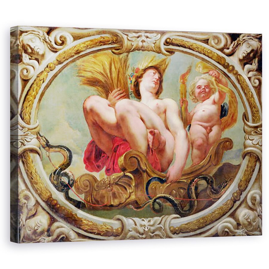 Tablou canvas - Jacob Jordaens - Virgo, 40 x 50 cm