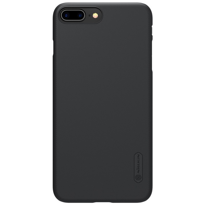 Калъф за Apple iPhone 8 Plus Nillkin Frosted Shield Черен + Протектор на екрана