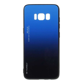 Husa Samsung Galaxy S8 Hybrid Back Degrade, Albastru Husa Samsung Galaxy S8 Hybrid Back Degrade, Albastru