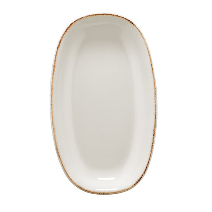 Bonna Retro Ovális porcelán tányér 24x14cm