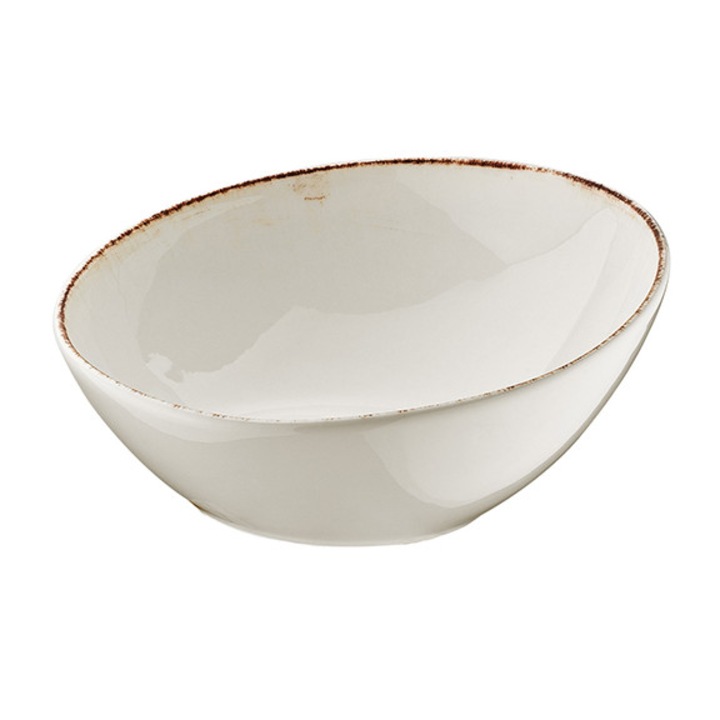 Bonna Retro Dőlt porcelán tál 22cm 750ml